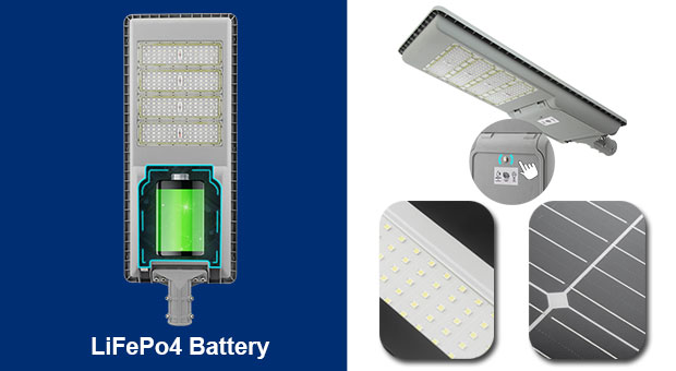 Kelebihan lampu jalan suria 150 Watt (ISSL-C)