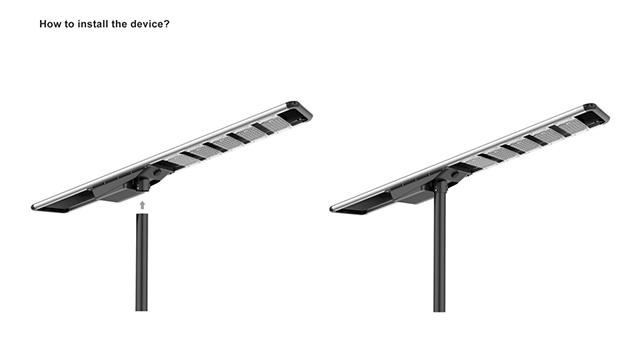 Bagaimana untuk memasang semua dalam satu lampu jalan suria