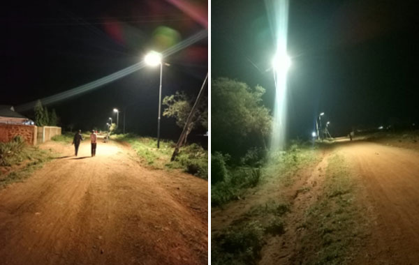 76 set lampu jalan suria SLV di Kenya