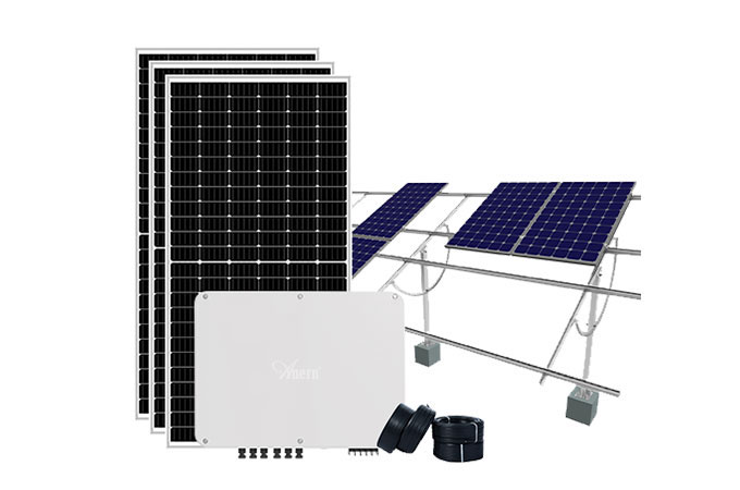 Butiran pemasangan sistem PV Solar di grid