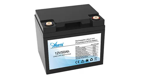 AN-LFP siri litium bateri 12.8V50AH