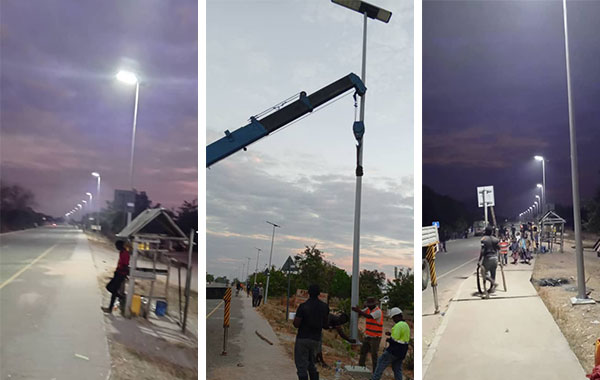 Tanzania dibeli dan dipasang lampu jalan suria SLZ