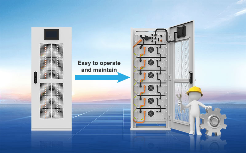 Kelebihan bateri litium komersial voltan tinggi 60KWH 30KW