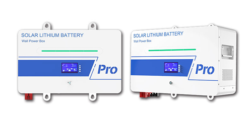 Satu-LPB-Npro siri 24V100AH bateri litium yang dipasang di dinding