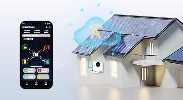 Kelebihan IP65 satu fasa hibrid Solar Inverter 6KW-12KW